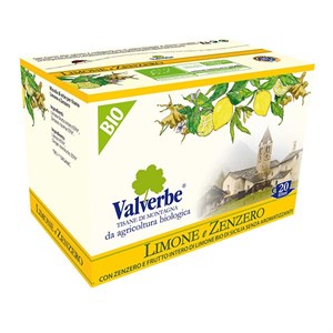 VALVERBE LIMONE e ZENZERO BIO  20F.