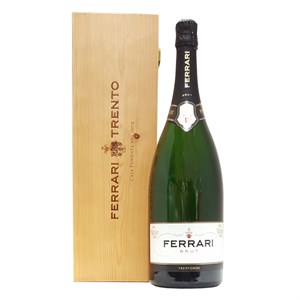 Ferrari Maximum Blanc De Blancs  Cassa Legno 6.00 Litri