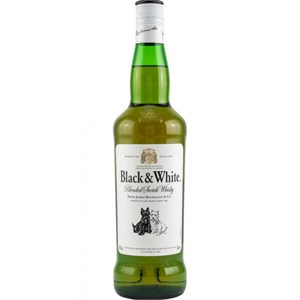 BLENDED SCOTCH WHISKY BLACK & WHITE 0.70 litri