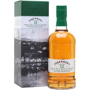 SINGLE MALT SCOTCH WHISKY TOBERMORY 12yo  0.70 litri