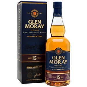 SPEYSIDE SINGLE MALT SCOTCH WHISKY GLEN MORAY 15yo 0.70 litri