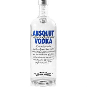 ABSOLUT VODKA 1.00 litri