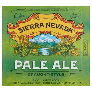 Birra Sierra Nevada Pale Ale 4latt.x35cl.