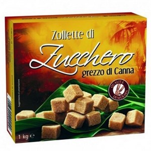 Zucchero Quadri Grezzo 1kg. Nz 70/3