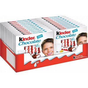 Kinder Ciocc. Barrette T4 20pz.