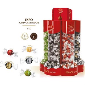 Lindt Expo Girevole Lindor 8kg.854141