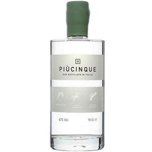 Gin Piu'cinque  0.70 Litri