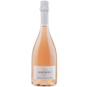 Ventiventi Metodo Classico Brut Rose' 0.75 Litri