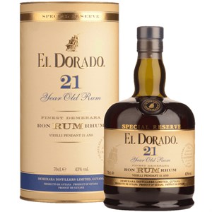 Rum El Dorado 21yo  0.70 Litri