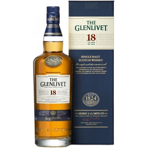 SINGLE MALT SCOTCH WHISKY GLENLIVET 18yo 0.70 litri