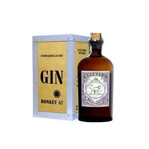 Gin Monkey Box Wooden 47% 50cl.